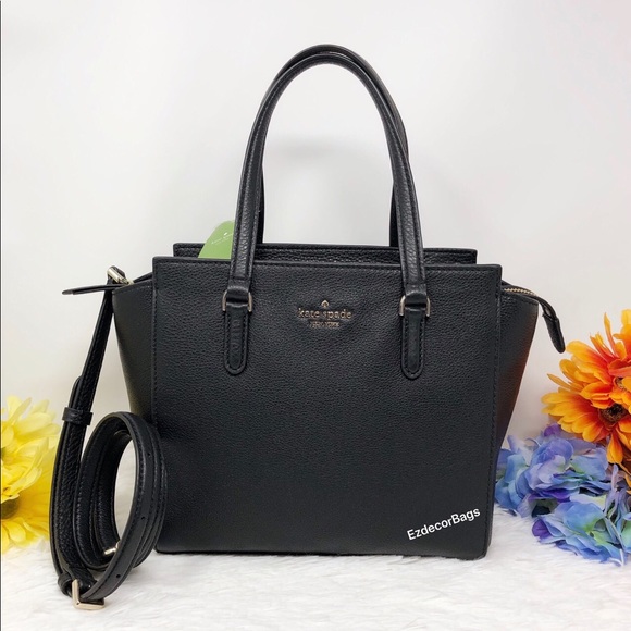 kate spade jackson medium satchel black